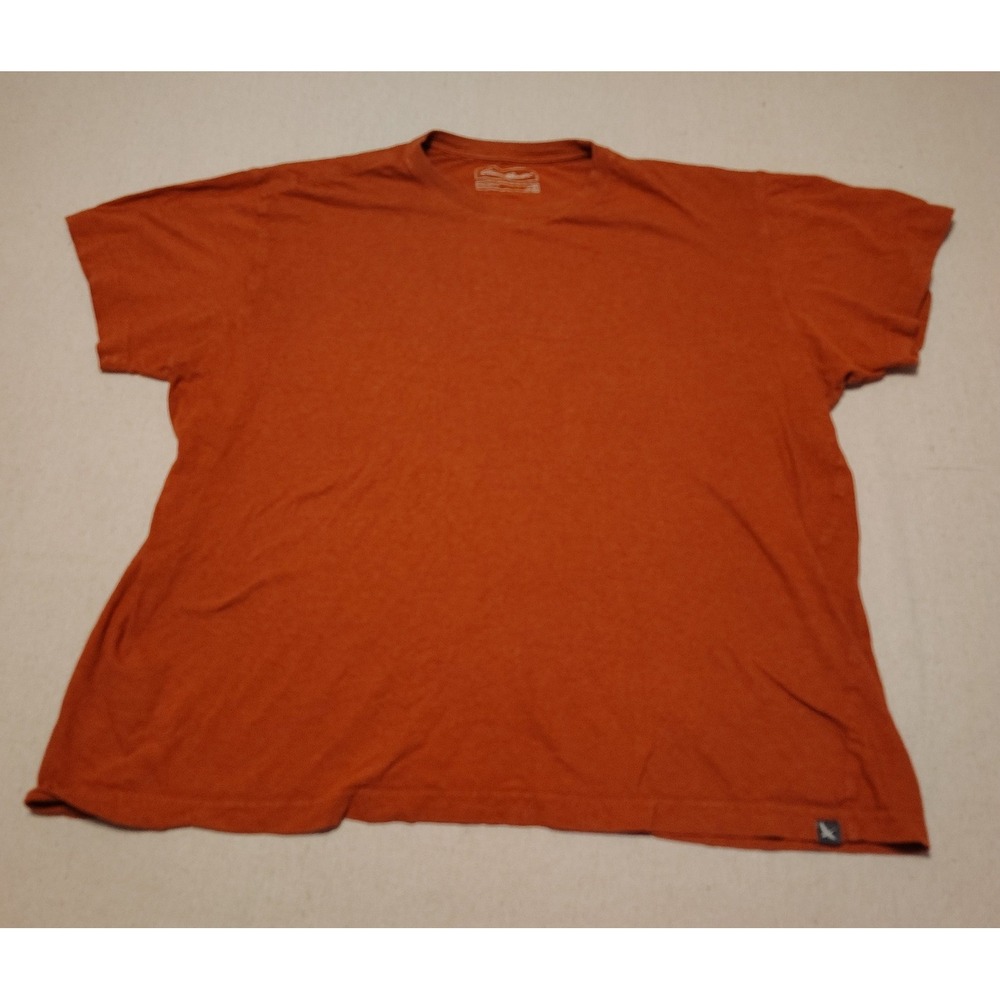 Eddie Bauer Legendwash Mens XL‎ Orange Short Sleeve Crew Neck T-Shirt Rust N